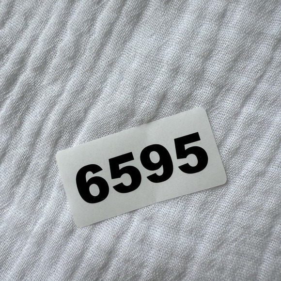 Tempo Paris Blouse White Gauzy Oversized Peasant Top Sz S High/lo Minimalist - Picture 8 of 8